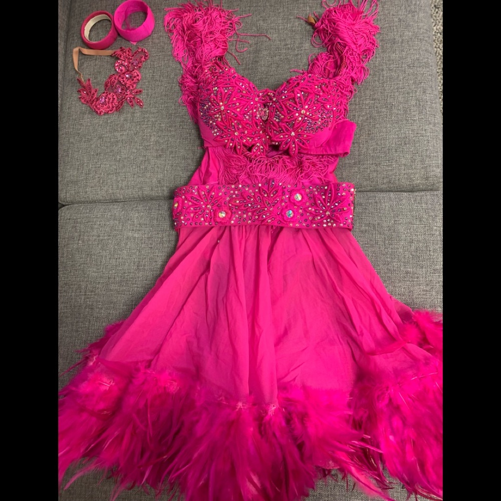 Latin/ Rhythm dance dress size small